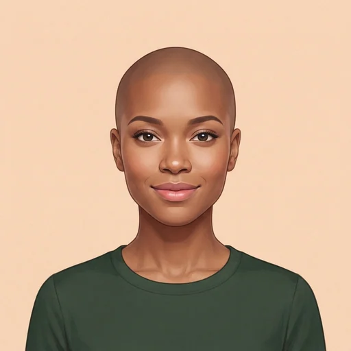 AI-generated illustrated avatar for Kuon