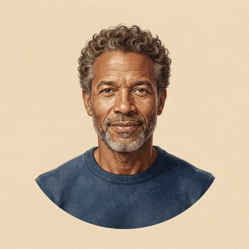 AI-generated illustrated avatar for Helmut - German Epic Trailer Voice
