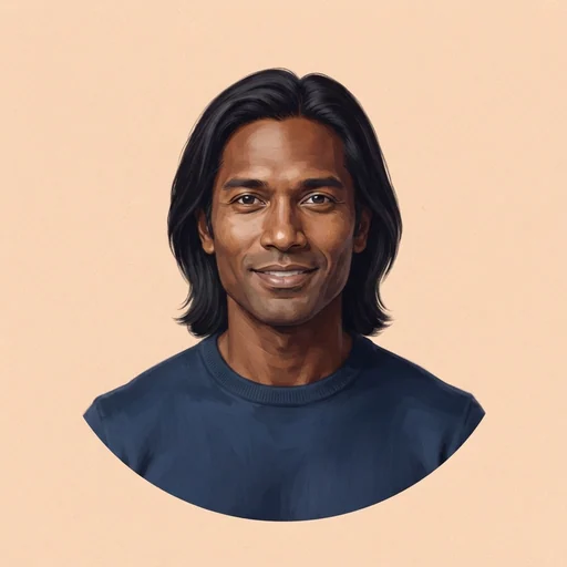 AI-generated illustrated avatar for Robert