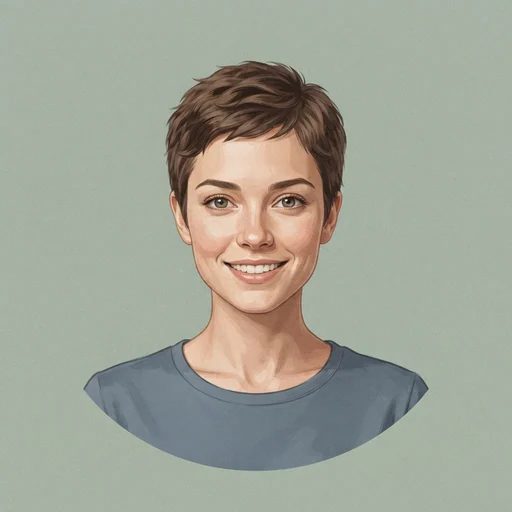 AI-generated illustrated avatar for Allison