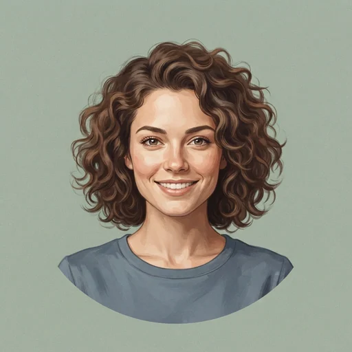 AI-generated illustrated avatar for Chi