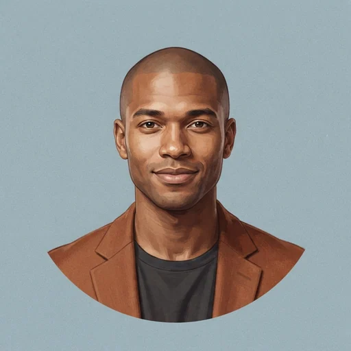 AI-generated illustrated avatar for Min-joon - Neutral, Measured and Clear