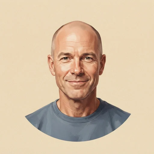 AI-generated illustrated avatar for Harry Kim - Conversational