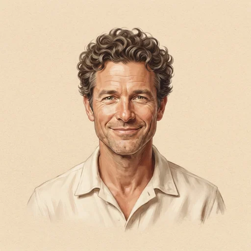 AI-generated illustrated avatar for Austin