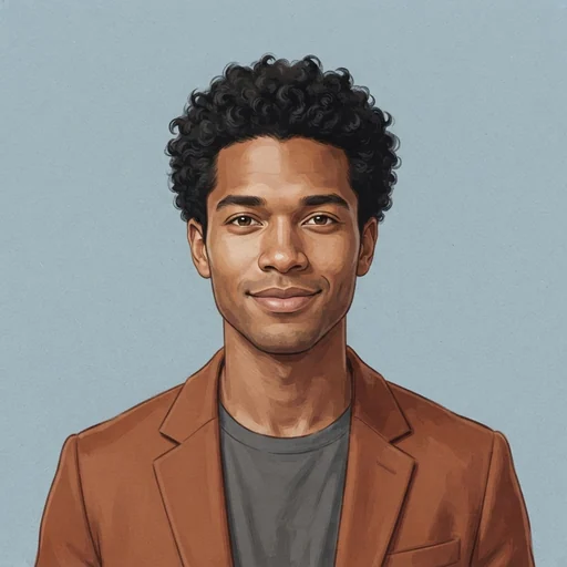 AI-generated illustrated avatar for Bill