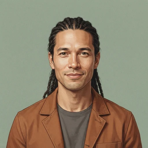 AI-generated illustrated avatar for Christopher - Smooth, Deep and Engaging