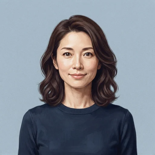AI-generated illustrated avatar for Miiko - Clear Japanese Tutorial