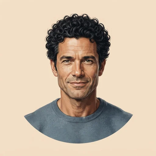 AI-generated illustrated avatar for Rex Thunder - Deep N Tough