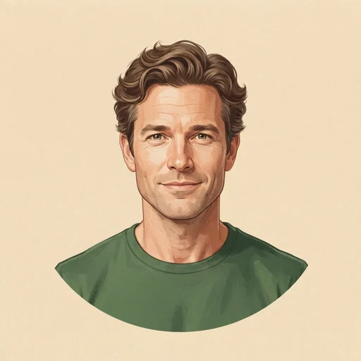 AI-generated illustrated avatar for Célian