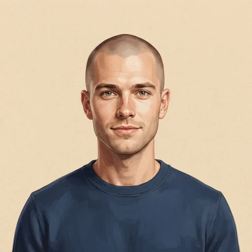 AI-generated illustrated avatar for Ethan - Clear, Firm and Compassionate