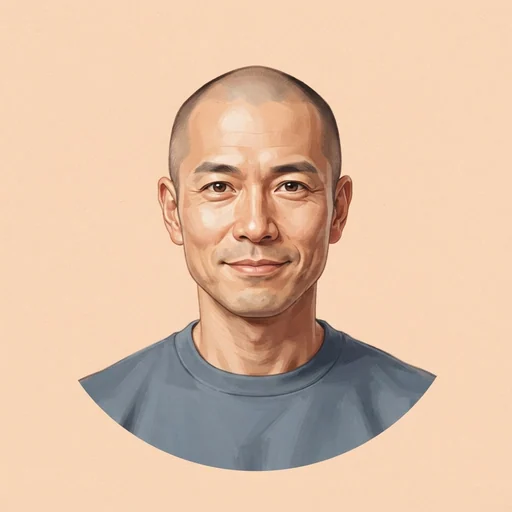 AI-generated illustrated avatar for Otani — Japanese