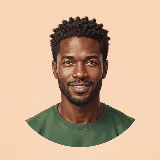 AI-generated illustrated avatar for Dan