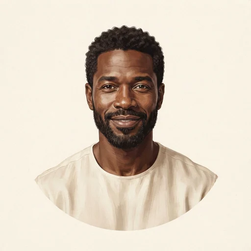 AI-generated illustrated avatar for Yariq - Expressive and Energetic