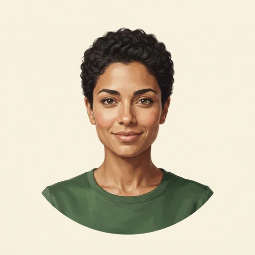 AI-generated illustrated avatar for Egyptian Advisor 4