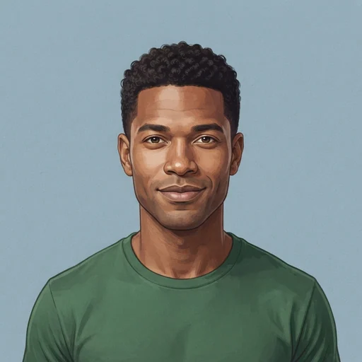AI-generated illustrated avatar for Algenib