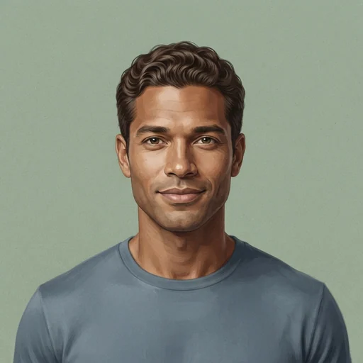 AI-generated illustrated avatar for Algieba