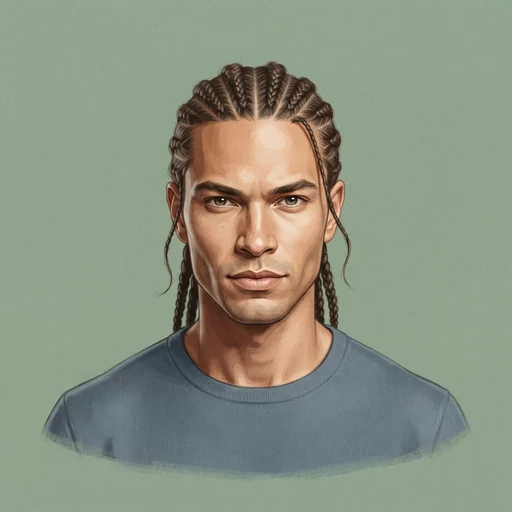AI-generated illustrated avatar for Zenith