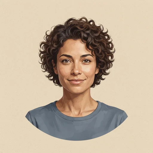 AI-generated illustrated avatar for Aurora
