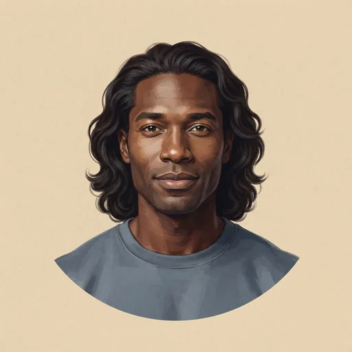 AI-generated illustrated avatar for Rigel