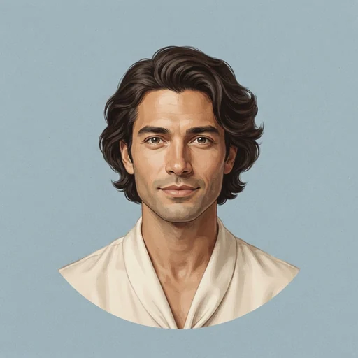 AI-generated illustrated avatar for Sal