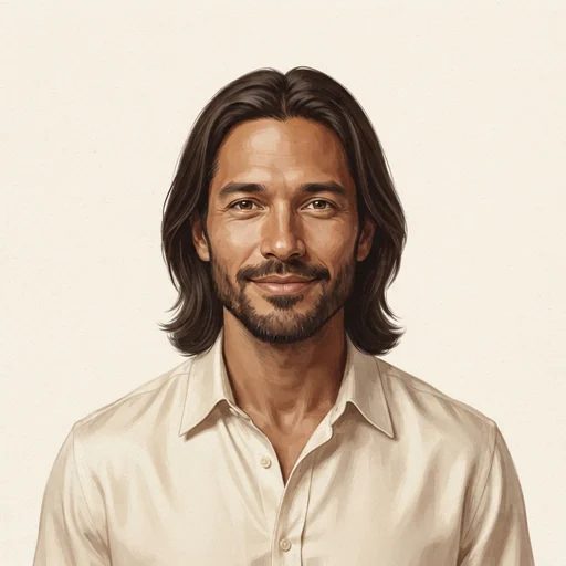 AI-generated illustrated avatar for Lumen