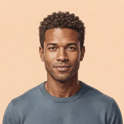 AI-generated illustrated avatar for Atlas